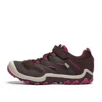 Merrell M-Chameleon 7 Low A/c WTRPF, Zapatillas de Senderismo Unisex Niños, Marrón Brown/Berry, 35 EU