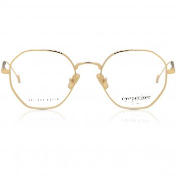 Eyepetizer Samuel C.4-A Armazones para Hombre Dorados, Lentes Recetadas Para Hombre Dorados, Gafas Recetadas para Hombre Dorados