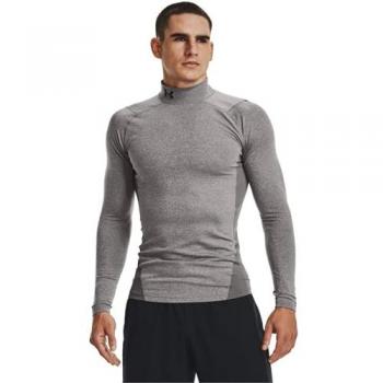 Camiseta de Manga Larga Under Armour ColdGear Armour Comp Mock para Hombre, color gris, talla XXL