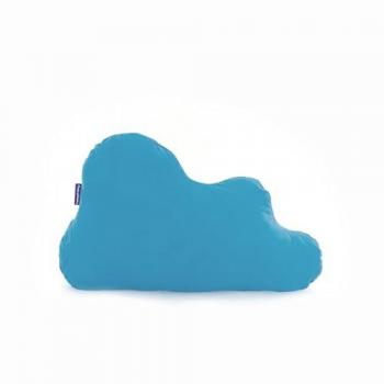 Cojín Nube 60x40 cm Turquesa y Fucsia, 100% Algodón, Calidad Superior