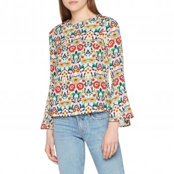 Compañia Fantastica Brile Top, Camiseta de Manga Larga para Mujer,