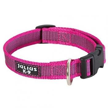 Julius-K9 Color & Gray Collar, Fucsia, 20mm x 27-42cm