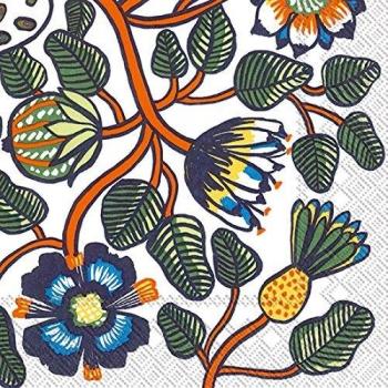 Mari Mekko – Rollo de servilletas Tiara Naranja 33 x 33 cm