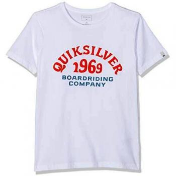 Quiksilver Kirra Shakka T-Shirt, Niños, White, L