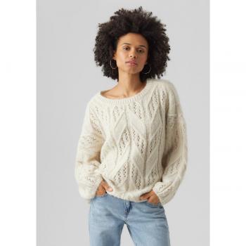 Jersey de mujer de lana troquelada de mangas abullonadas Vero Moda