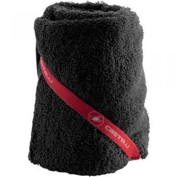 Toalla Castelli Insider Negra y Roja, tipo de producto: toalla, características: diseño en colores negro y rojo, tamaño único, adecuada para uso como calentador de cuello