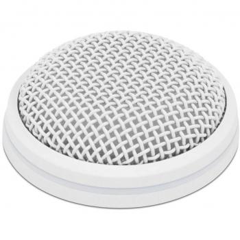 Sennheiser MEB 102 W Micrófono de Superficie Blanco, con diseño discreto, respuesta de frecuencia de 20 Hz a 20 kHz, sensibilidad de -30 dBV/Pa, patrón polar omnidirecc