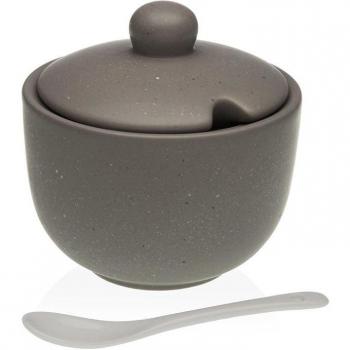 Azucarero Versa Gris Mármol con Diseño Elegante y Moderno