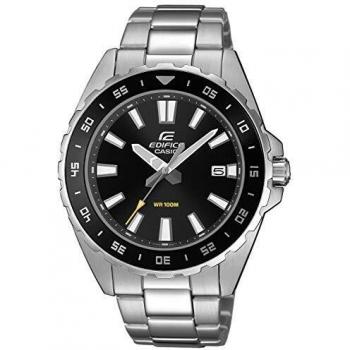 Casio Men's Analogue Quartz Watch with Stainless Steel Strap EFV-130D-1AVUEF