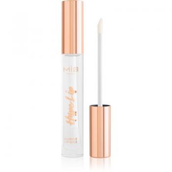 Mia Make Up - Hype Lip Plumping Gloss 4.7 ml Tono 01 Glaze, Brillo de Labios de Larga Duración para Dar Volumen