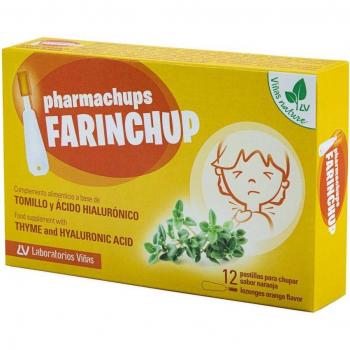 Pharmachups Farinchup 12 Pastillas Sabor Naranja