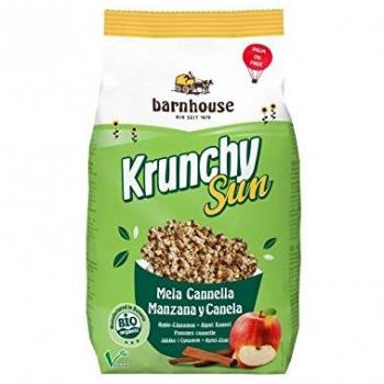MUESLI KRUNCHY SUN MANZANA CANELA BARNHOUSE 375 GRS.