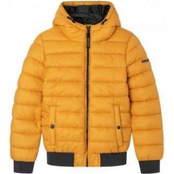 Plumón Alexander amarillo Pepe Jeans con capucha y bolsillos