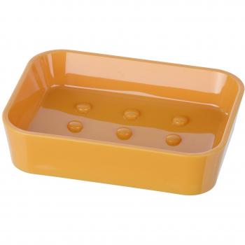 Wenko Candy Jabonera, Poliestireno, Naranja, 9x12x3 cm