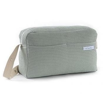Bolsa organizadora multifuncional para carro de bebé Mi Bollito Verde Mint 15 x 24 x 40 cm