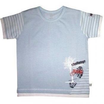 Liegelind - Camiseta para niño azul de algodón, talla: 74cm