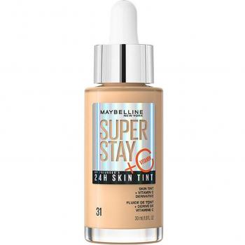 Maybelline Super Stay 24HR Skin Tint Foundation with Vitamin C, Long-Lasting up to 24H, Vegan Formula, Shade 31