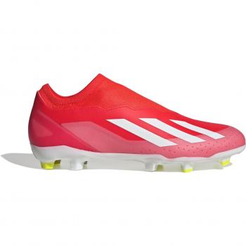 Botas de fútbol adidas X Crazyfast League II FG, color rojo, para césped artificial, talla 45 1/3