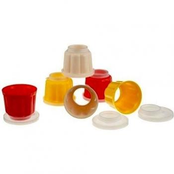 Dr. Oetker 6 moldes para Pudding con Tapa, Centimeters