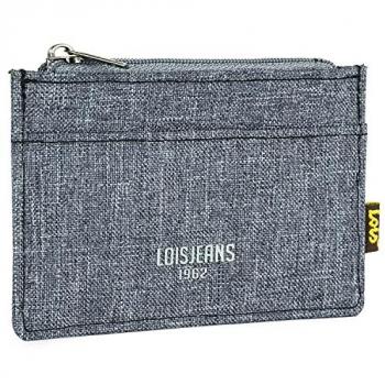 Tarjetero Monedero Lois para Hombre 203642-03 con Protección RFID, Casual, Sostenible, Color Azul