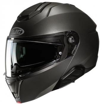 HJC I91 Sólido Casco Modular Versátil y Seguro - Calota Ligera Plata