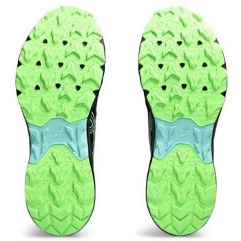 Zapatillas de Trail Running ASICS GEL-Venture 9 Waterproof, color negro puro y verde, talla 44.5 EU, para hombre