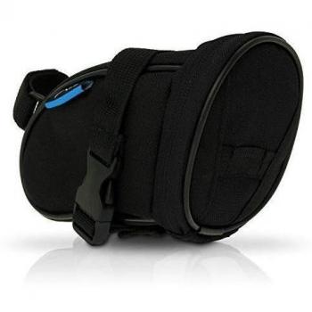 igadgitz Grande Negro Bolsa para Sillín de Bicicleta Resistente al Agua Wedge Pack de Asiento