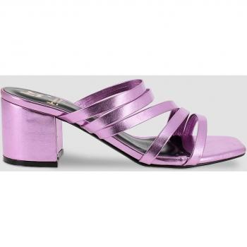 Sandalias de mujer con tiras y tacón de bloque