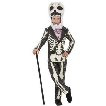 Disfraz de Señor Pastel del Día de Muertos para niño