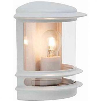 Aplique de exterior Brilliant Hollywood blanco E27 60W IP44