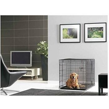 Savic Perro Cottage 107 Cm Perro Cajón Negro Polvo Recubierto 107 X 72 X 79 Cm