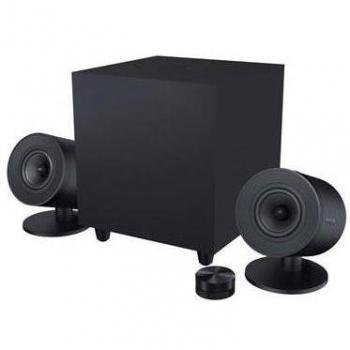Razer Nommo Pro 2.1 Altavoces Gaming de Rango Completo con Subwoofer Inalámbrico, Bluetooth/USB, Negro