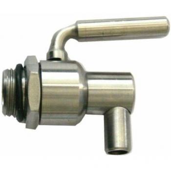 Grifo de Alimentos 1/2 Inoxidable con Punta Pivotante y Economizador