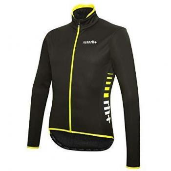 rh+ Icu0683 R91Xl Logo Jacket Hombre, Black/Fluo Yellow/Reflex, XL