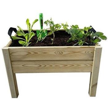 Hortalia Leo - Huerto Urbano Kit de Cultivo, Talla S, 60 x 40 x 40 cm