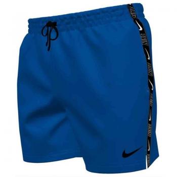 Nike Bañador 4 Volley Short NESSD794 - Bañador azul para jóvenes, tejido ligero y de secado rápido, diseño cómodo con ajuste elástico en la cintura, ideal para actividades acuáticas