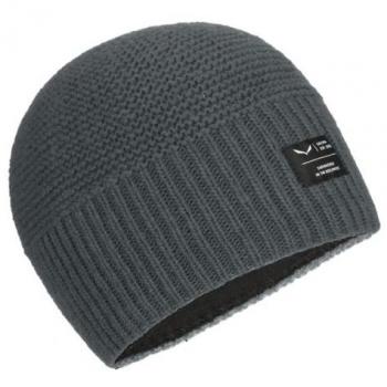 Gorro Salewa Sarner 2 Alpine Wool Responsive gris oscuro