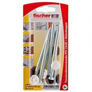 Fischer 92769-7,5 x 92 mm tornillo de ffs marco de la ventana k - multicolor