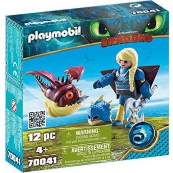 Playmobil Dragón Astrid con Traje Volador y Globoglob 70041