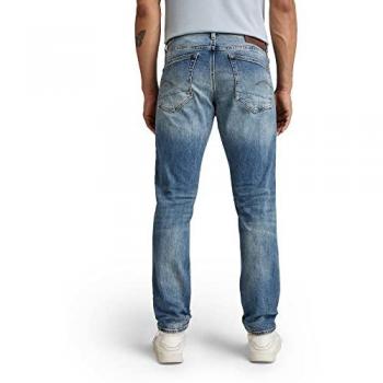 G-Star Men's 3301 Regular Tapered Jeans, Casual Denim, Vintage Azure (34/36)