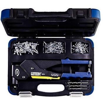 RAPID 5001128 - Remachadora manual RP60 Cabezal giratorio NEW multiusos Maleta