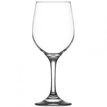 Set de 6 copas de vino de cristal modelo Fame, 480 ml, juego de 6 copas, dimensiones 22 x 8 cm