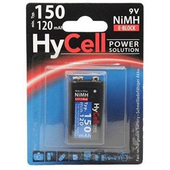 HYCELL 5035322 - 9V Bloque tipo 150mAh batería