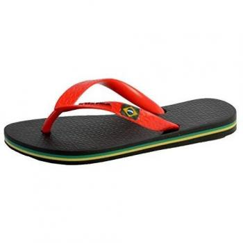 Ipanema CLAS Brasil II Kids, Chanclas, Black/Red, 25 EU