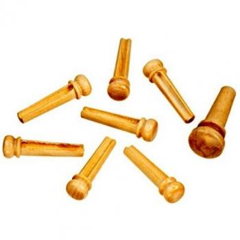 Planet Waves PWPS6 Wood Bridge Pins with End Pins, Ebony