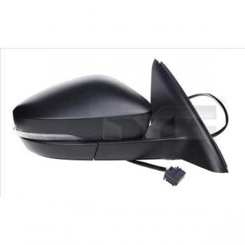 Espejo retrovisor TYC 332-0061, tipo: espejo retrovisor, características: diseño específico para vehículos, incluye soporte de montaje, cristal convexo para mayor visibilidad, acabado en negro, cumple con estándares de calidad OEM