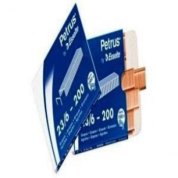 Petrus 23600 - Grapas cobreadas, 23/6, 25 unidades