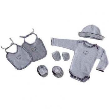 NAF NAF - Caja Regalo Recién Nacido 6 Piezas - Gris