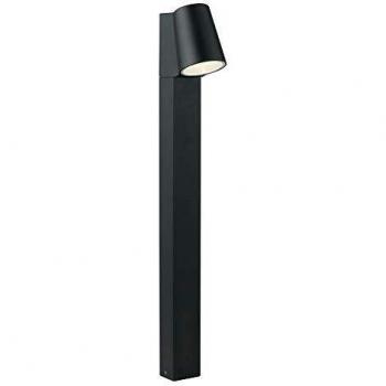 Bolardo LED Sintesi Negro 62,5 cm, Aluminio, 6W, 400 Lúmenes, IP44, Luz Natural 4000K