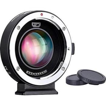 Commlite Canon EF to Micro 4/3 Speed Booster AF Adapter 0.71x